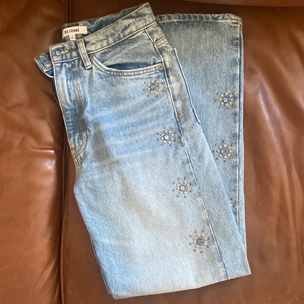 RE/DONE WOMEN'S 70S LOOSE FLARE JEAN 26